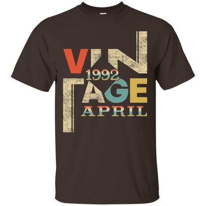 Vintage Retro Made In April 1992 26th Birthday 26 Yrs Dark Chocolate