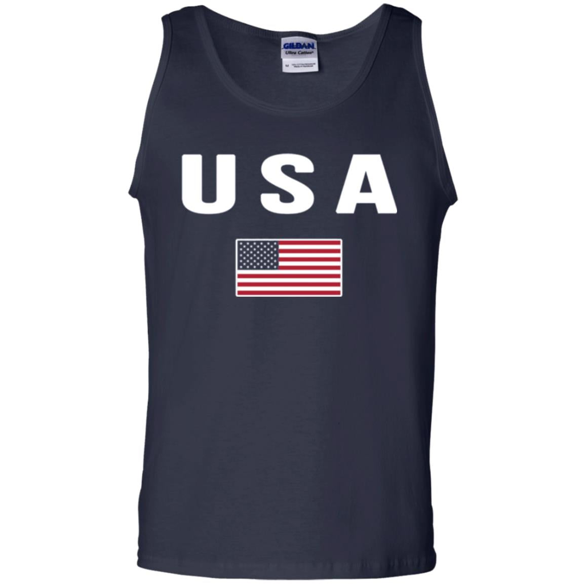 American Flag Us America United States T-shirt Navy