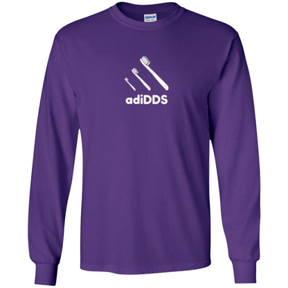 Dentist T-shirt Tooth Brush Adidds T-shirt Purple