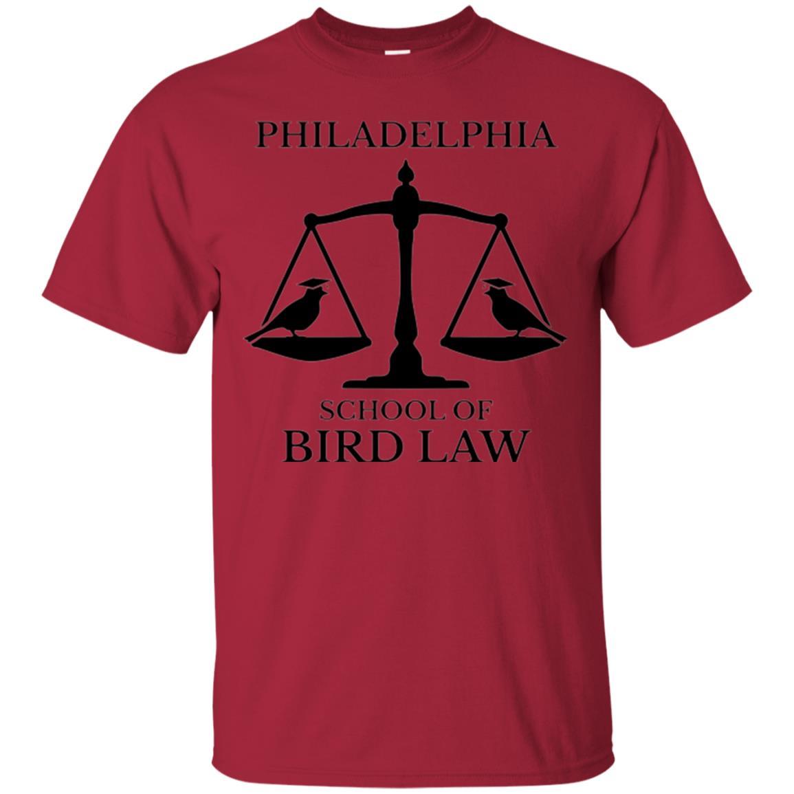 Lawyers T-shirt Philadelphia School Of Bird Law Cardinal