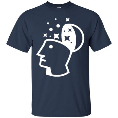 Look Into His Head Creative Thinking T-shirt Navy