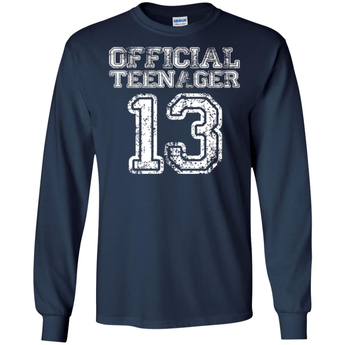 Brithday T-shirt Official Teenager T-shirt Navy