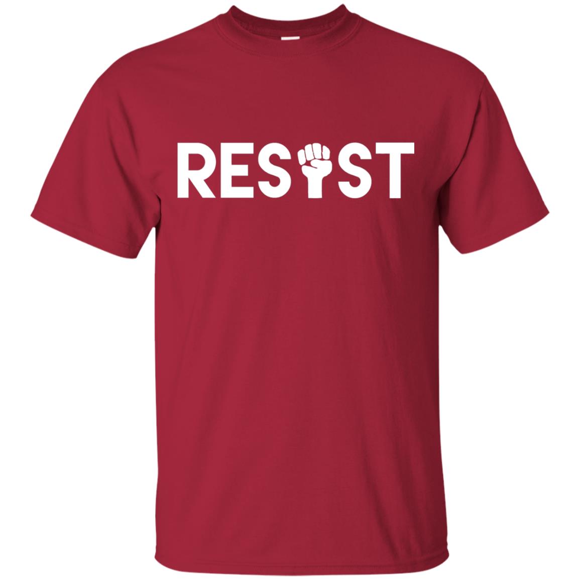 Resist Political T-shirt Cardinal