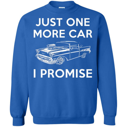 Car Lover T-shirt Just One More Car Royal