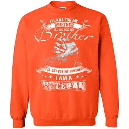 Veteran T-shirt I Am A Veteran Orange