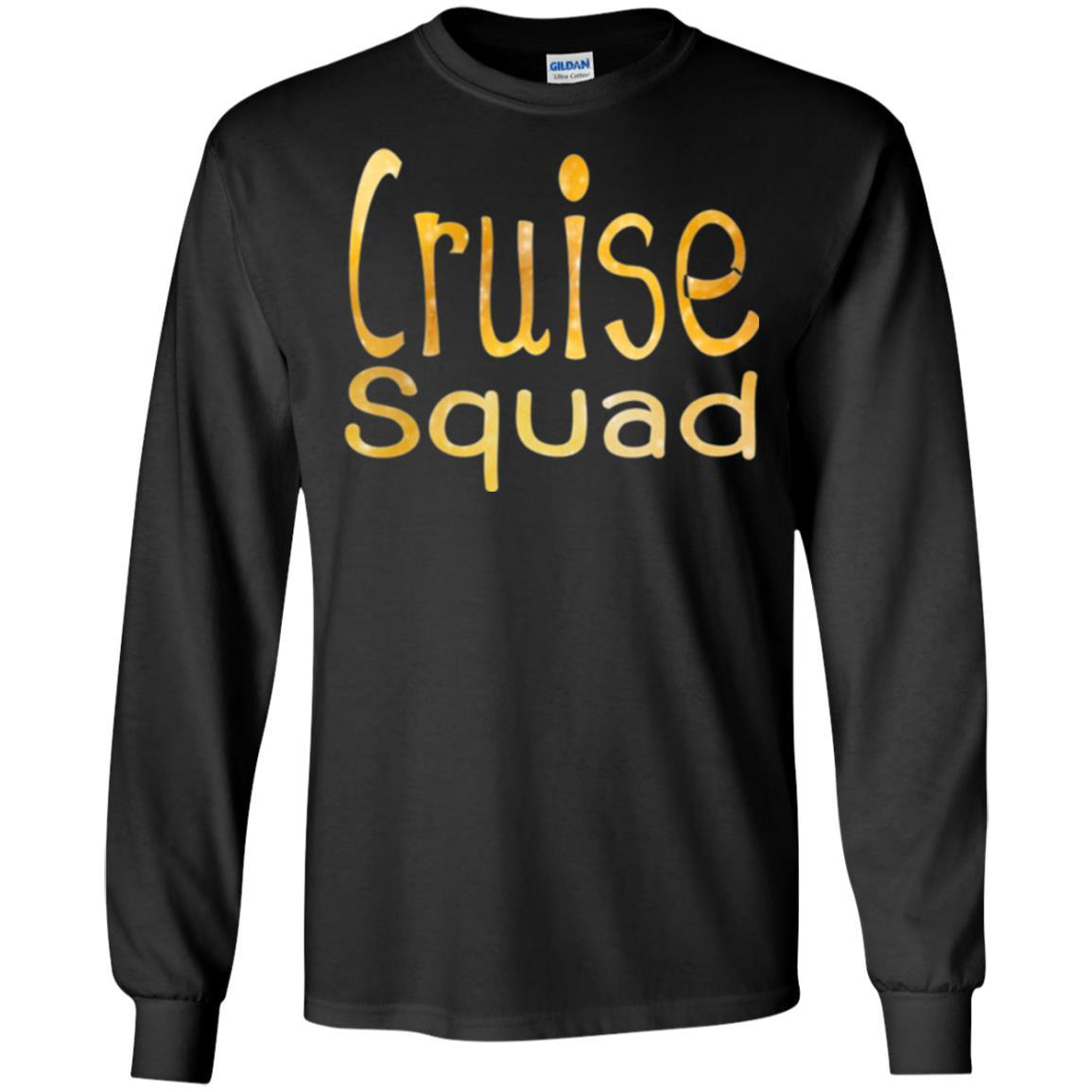 Cruise Squad T-shirt Funny Party Black