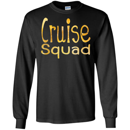Cruise Squad T-shirt Funny Party Black