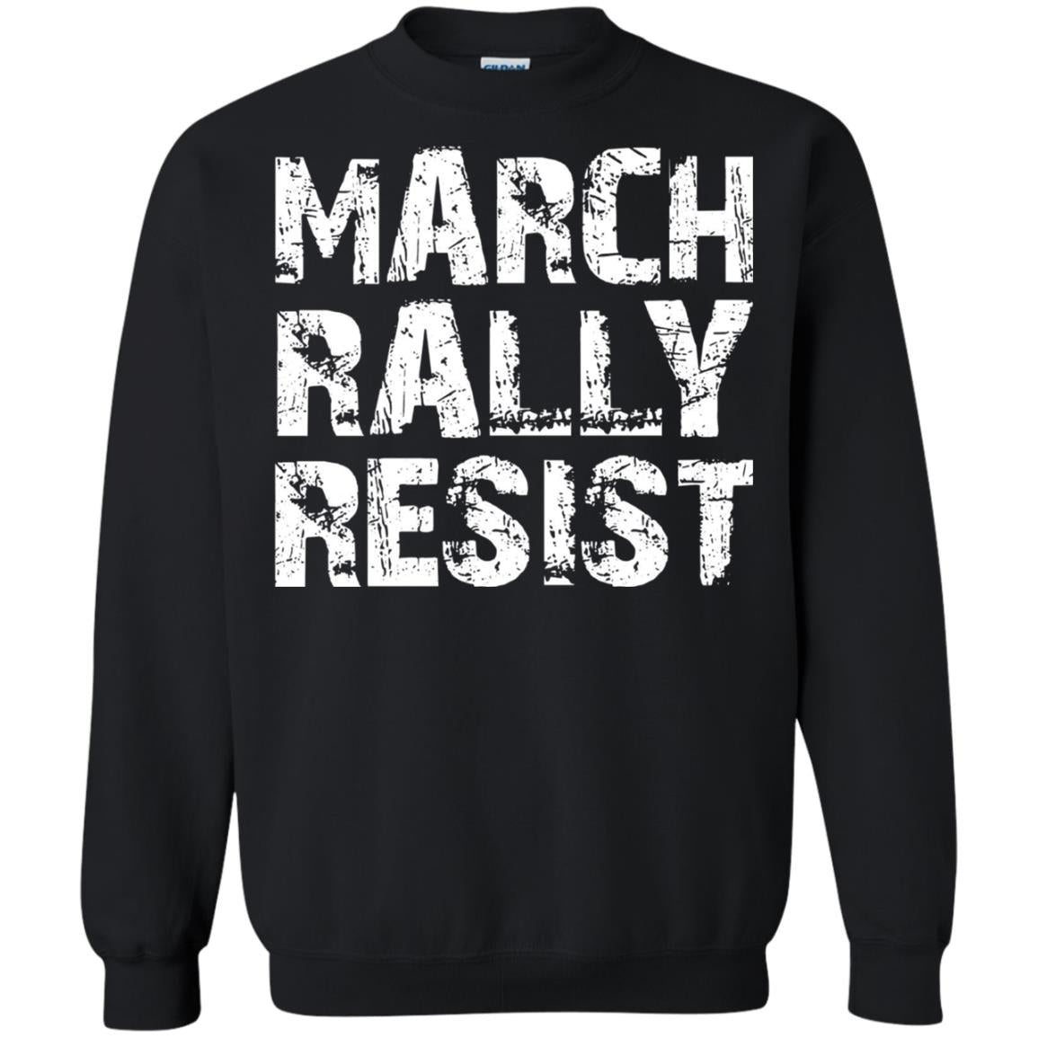 March Rally Resist Politics Government Shirt Black