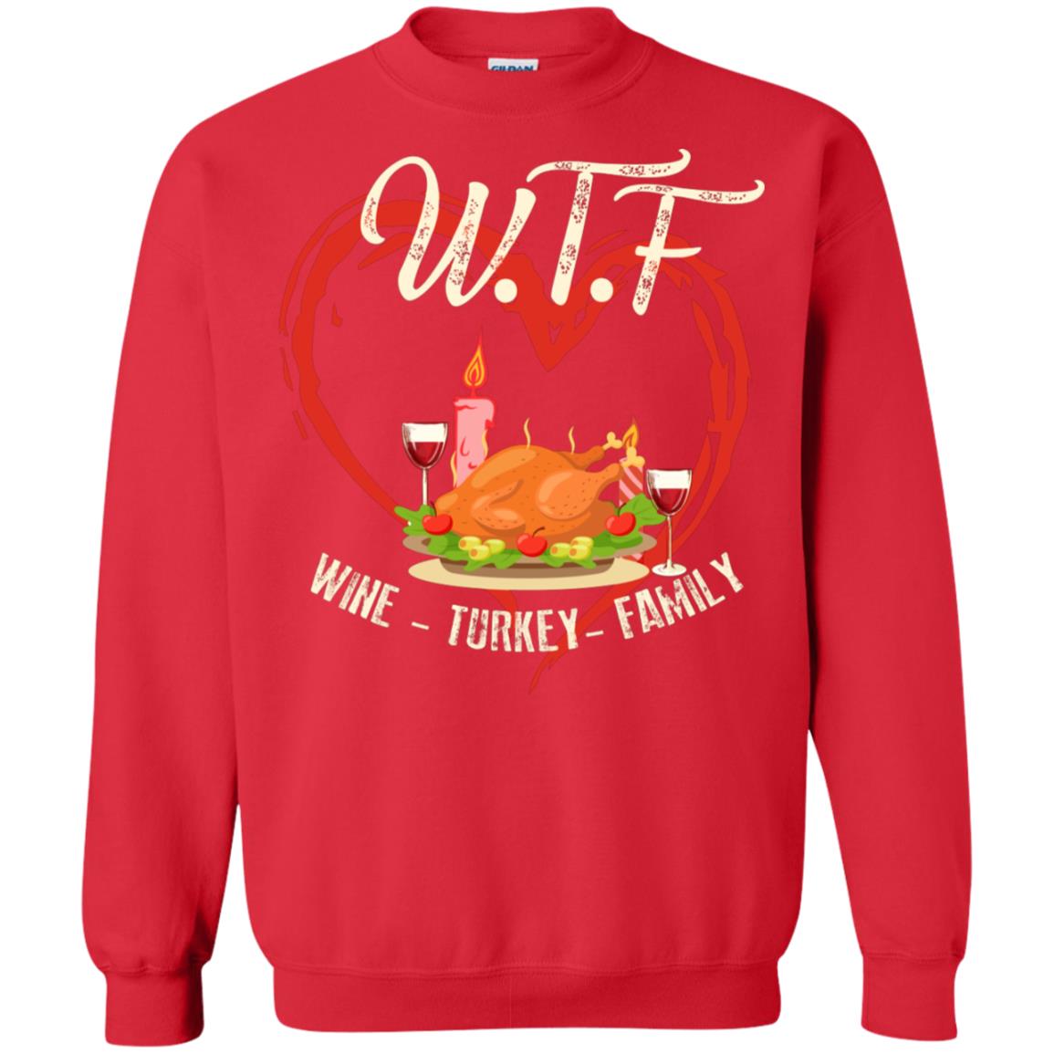Turkey Wine Family Thanksgiving Drinking Gift Shirt For Family Red