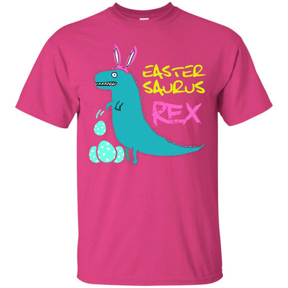 Easter Saurus Trex Bunny Dinosaur T-shirt Heliconia