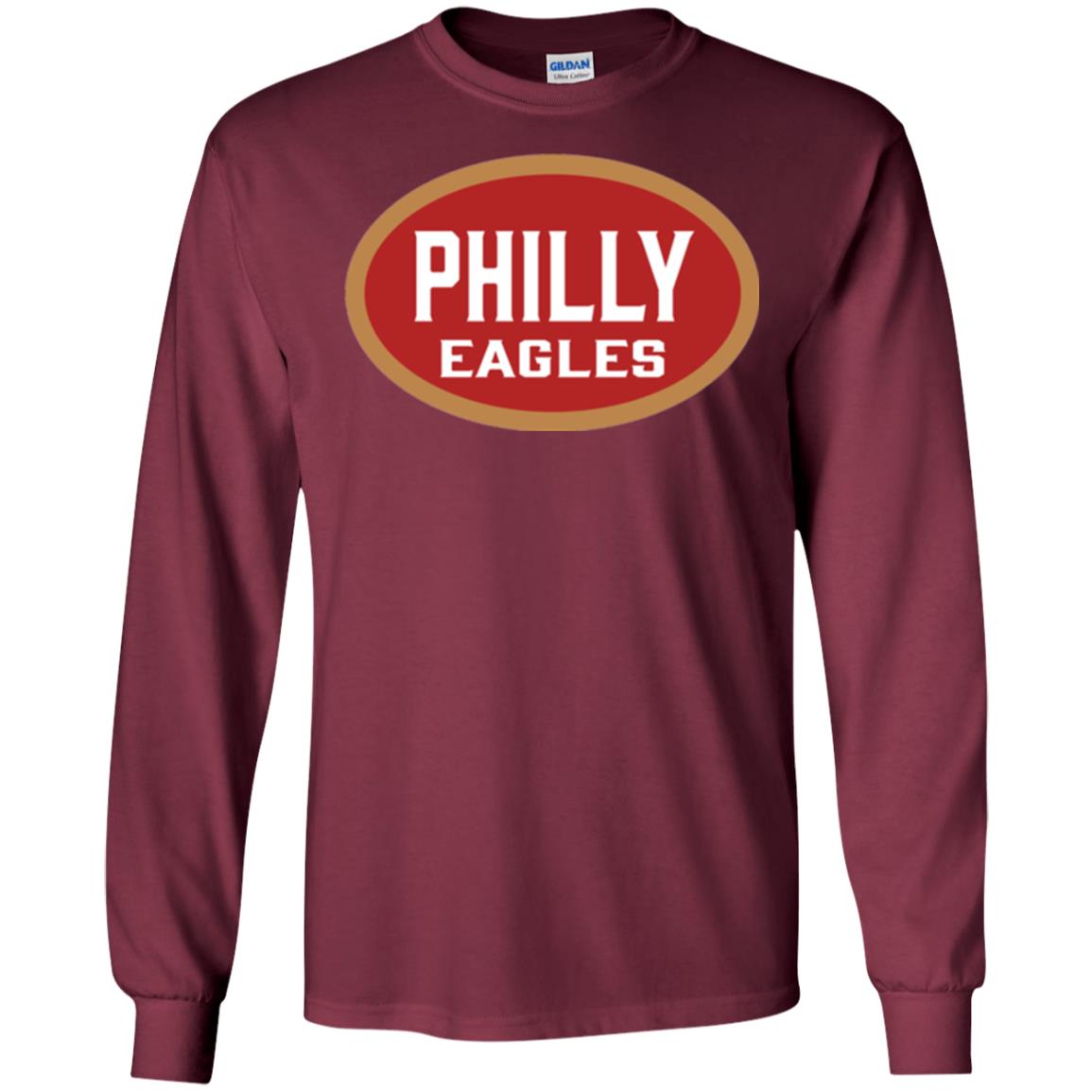 Football T-shirt Philly Eagles Maroon