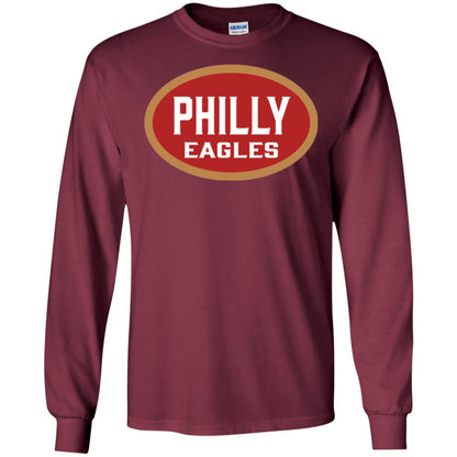 Football T-shirt Philly Eagles Maroon