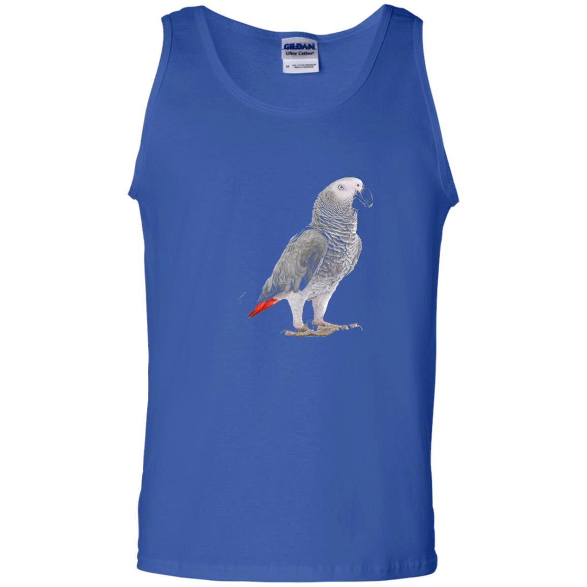 Funny African Grey Parrot Bird T-shirt Royal