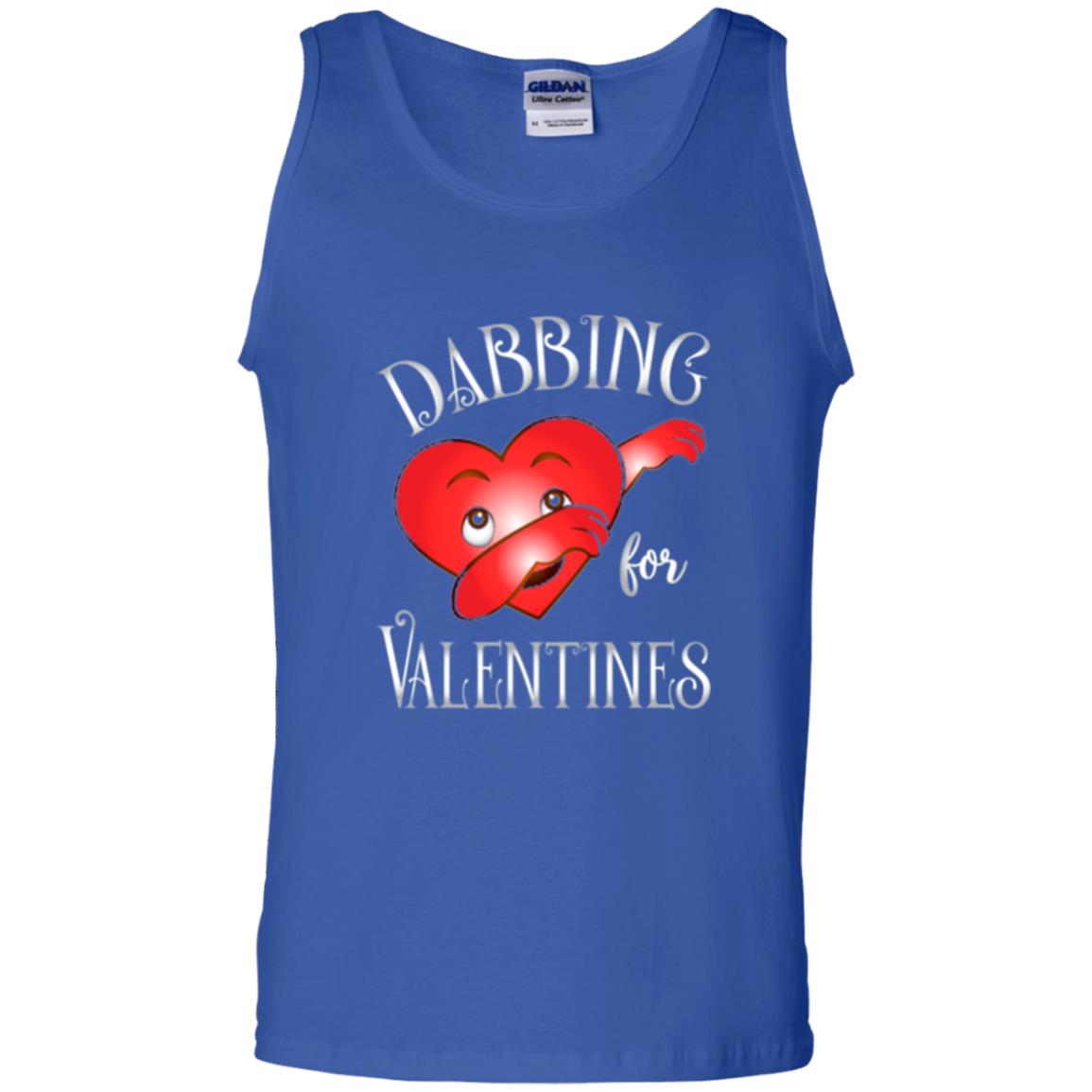Valentines Day T-shirt Dabbing Heart T-shirt Royal