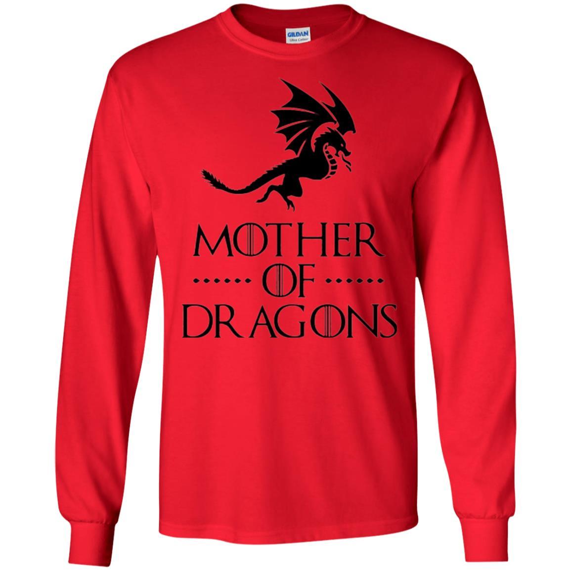 Throne Dragon T-shirt Mother Of Dragons Game Red