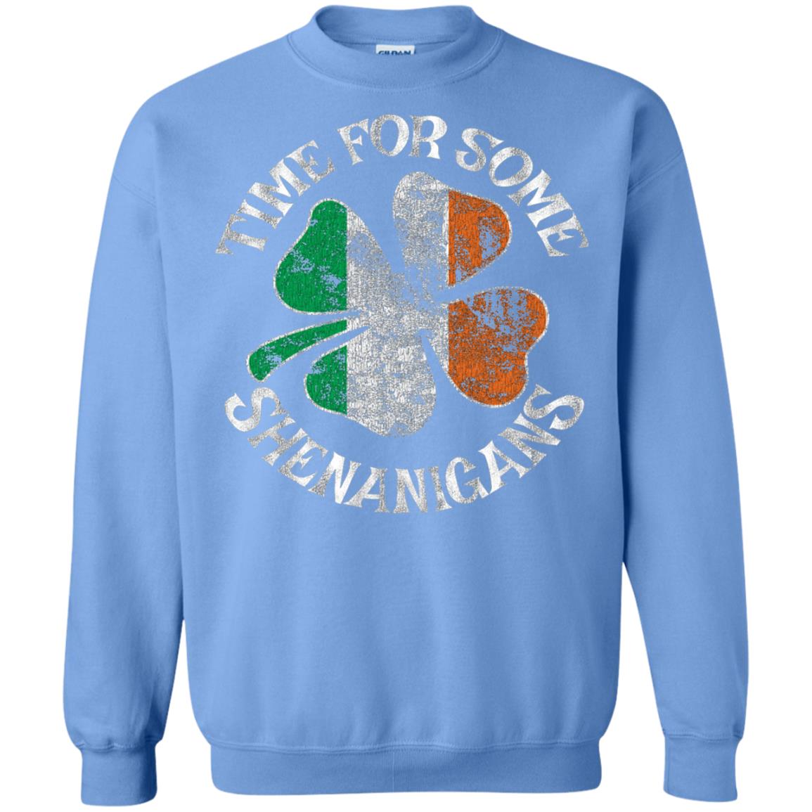 Time For Some Shenanigans St. Patrick_s Day T-shirt Carolina Blue