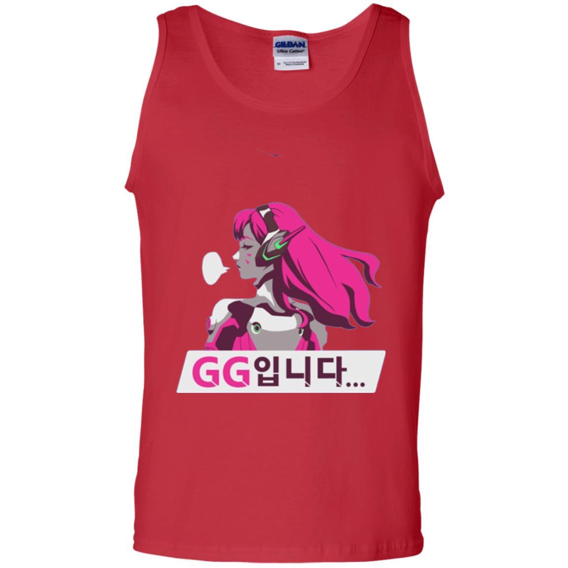 Overwatch D. Va Gg Spray T-shirt Red