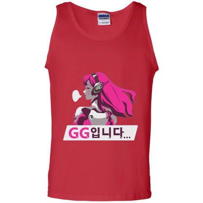 Overwatch D. Va Gg Spray T-shirt Red