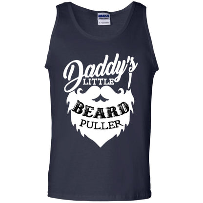 Daddy's Little Beard Puller Kid Shirt Navy