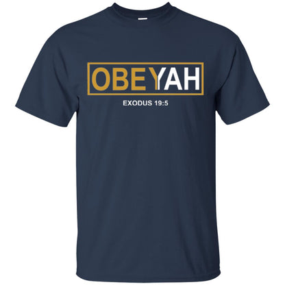 Yahweh Yahshua Yeshua Torah Hebrew Roots Movement T-shirt Navy