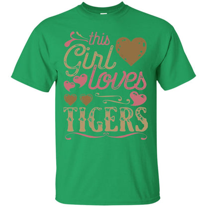 Tigers Shirt This Girls Love Tiger Irish Green