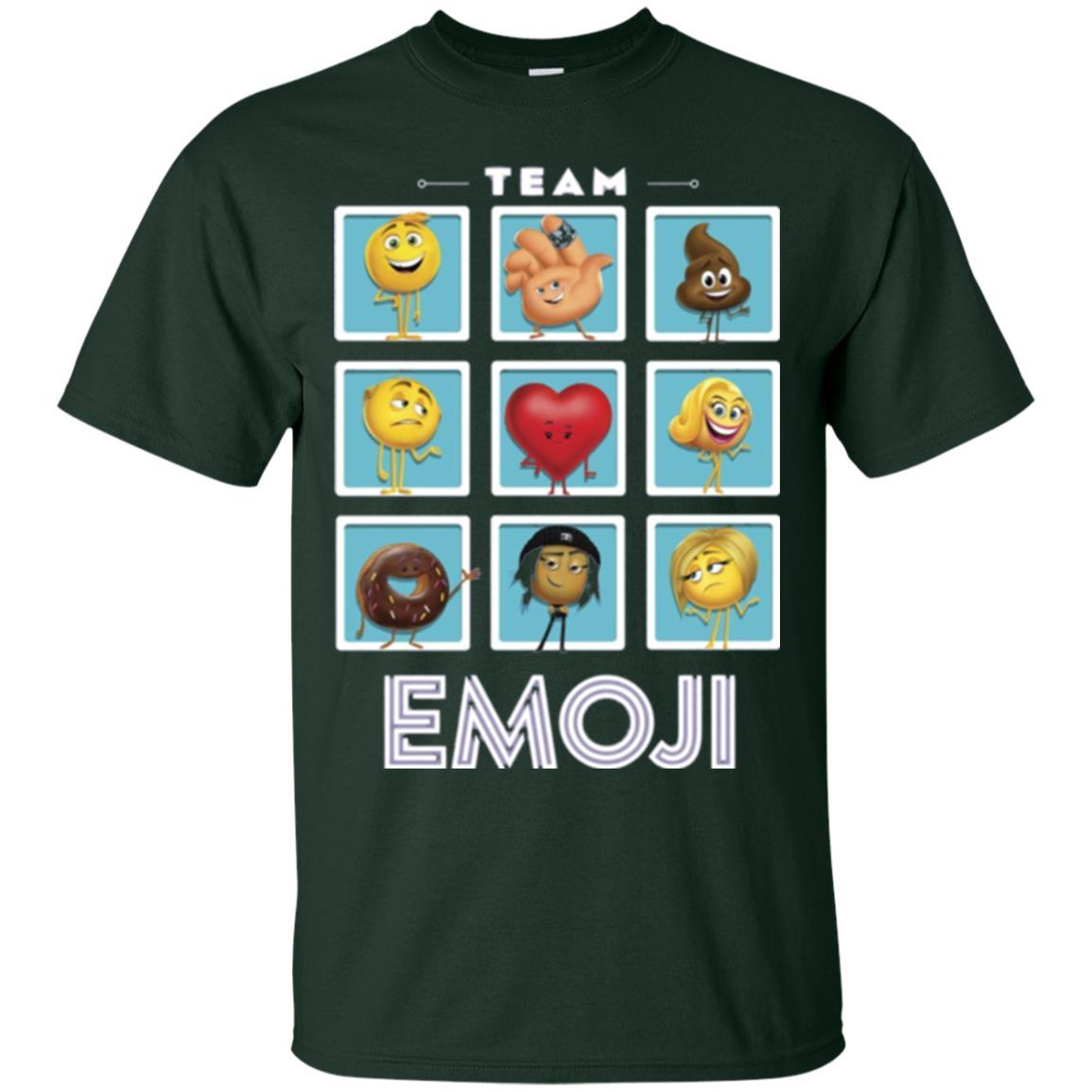 Film T-shirt Emoji Panels Graphic T-shirt Forest Green