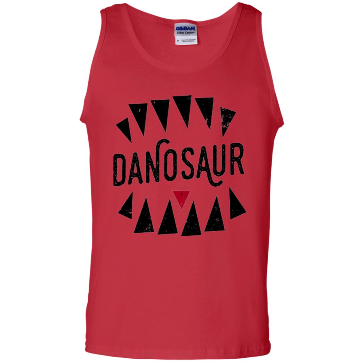 Dinosaus Lovers T-shirt Overly Excited Tourist Red
