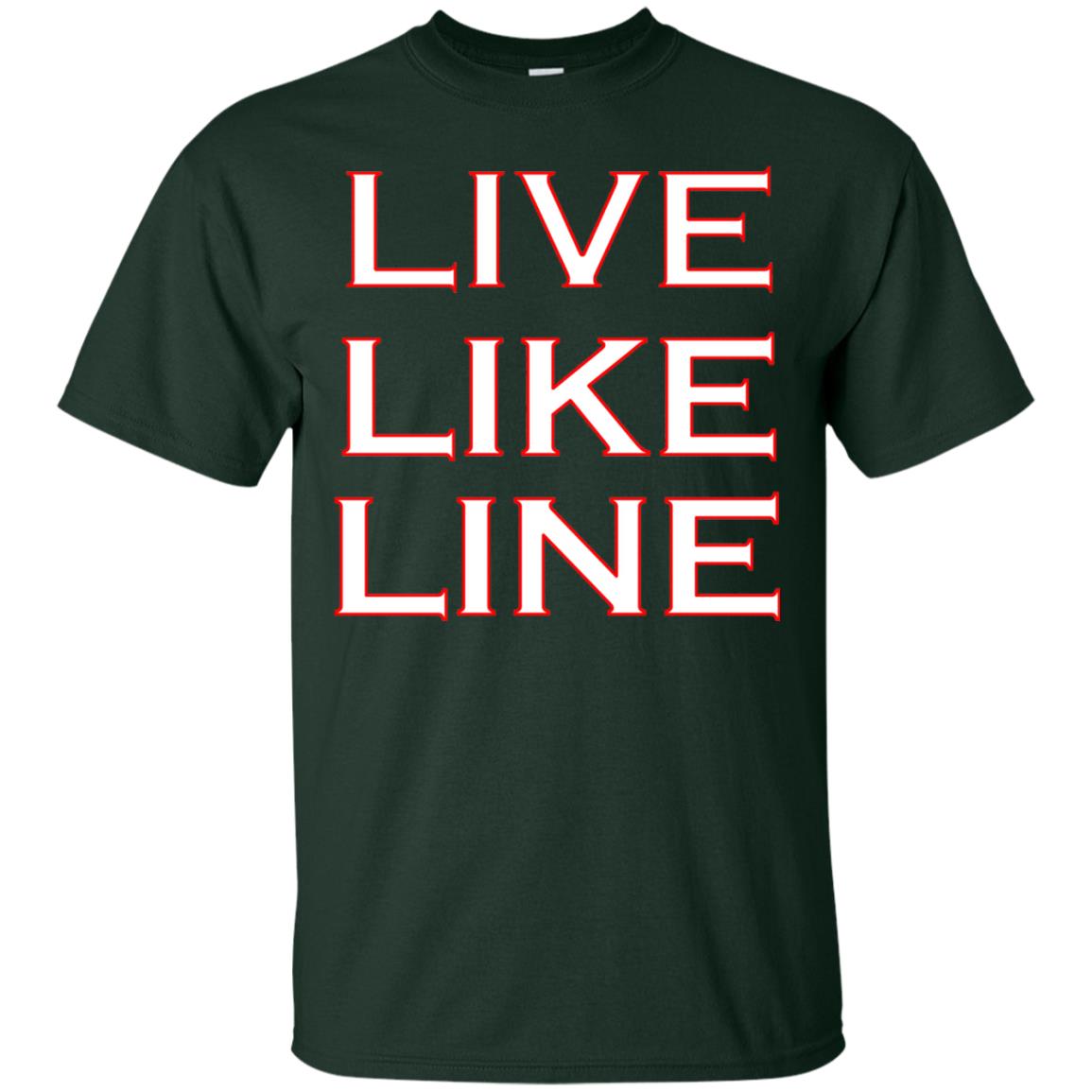 Live Like Line Volleyball Lover Shirt Forest