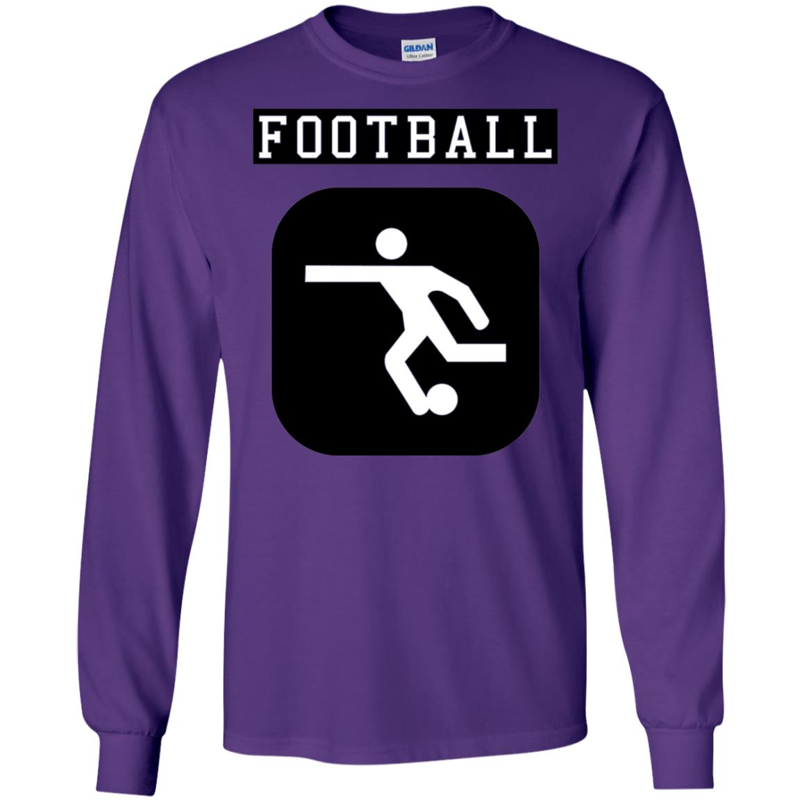 Football Soccer Shirt Retro Street Purple