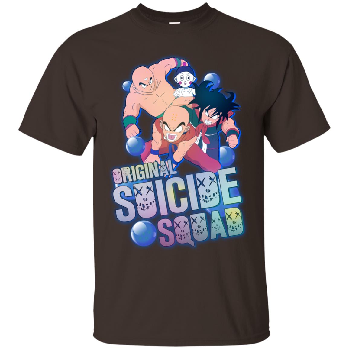 Original Suicide Squad Shirt Dark Chocolate