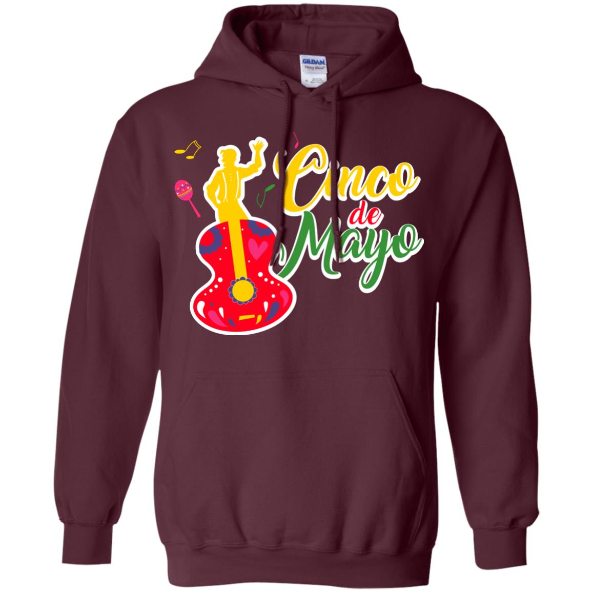 Cinco De Mayo Mexican Culture Festival On May 5th Shirt Maroon