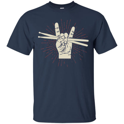 Drummer T-shirt Drumsticks Percussion Rock