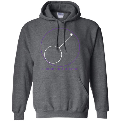 Gamer T-shirt Living On The Edge Run From The Storm Dark Heather