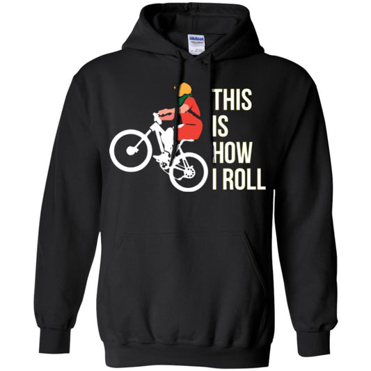Bicycle T-shirt This Is How I Roll Black