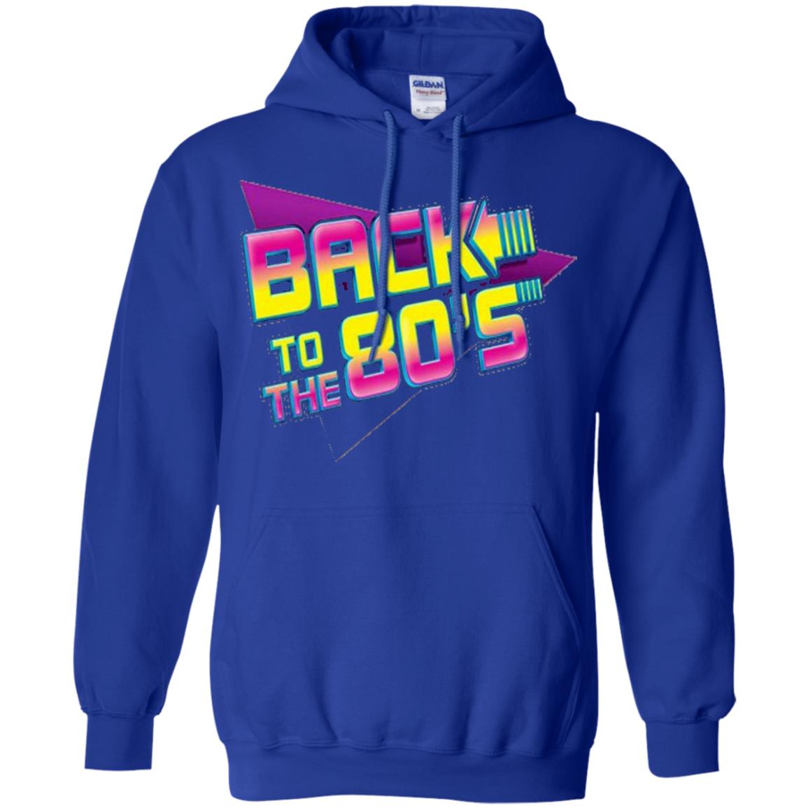 Back To The 80s Graphic Retro Novelty T-shirt Royal