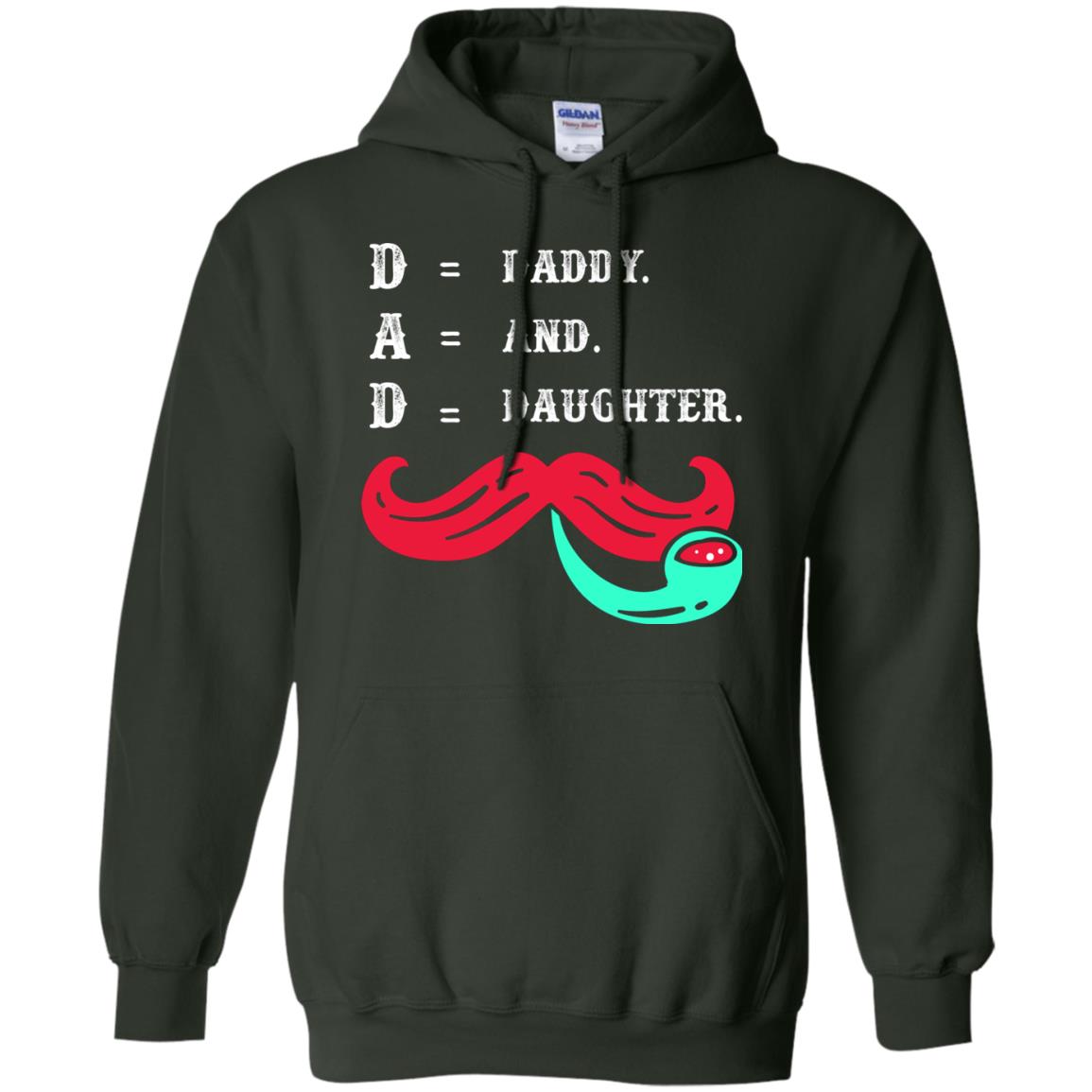 Daddy And Daughter Dad Shirt For Father_s Day Forest Green