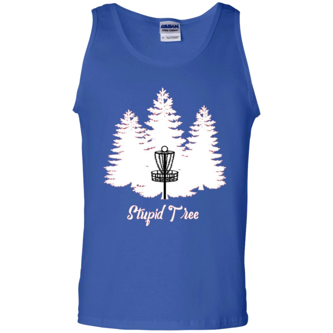 Disc Golf T-shirt Stupid Tree Royal