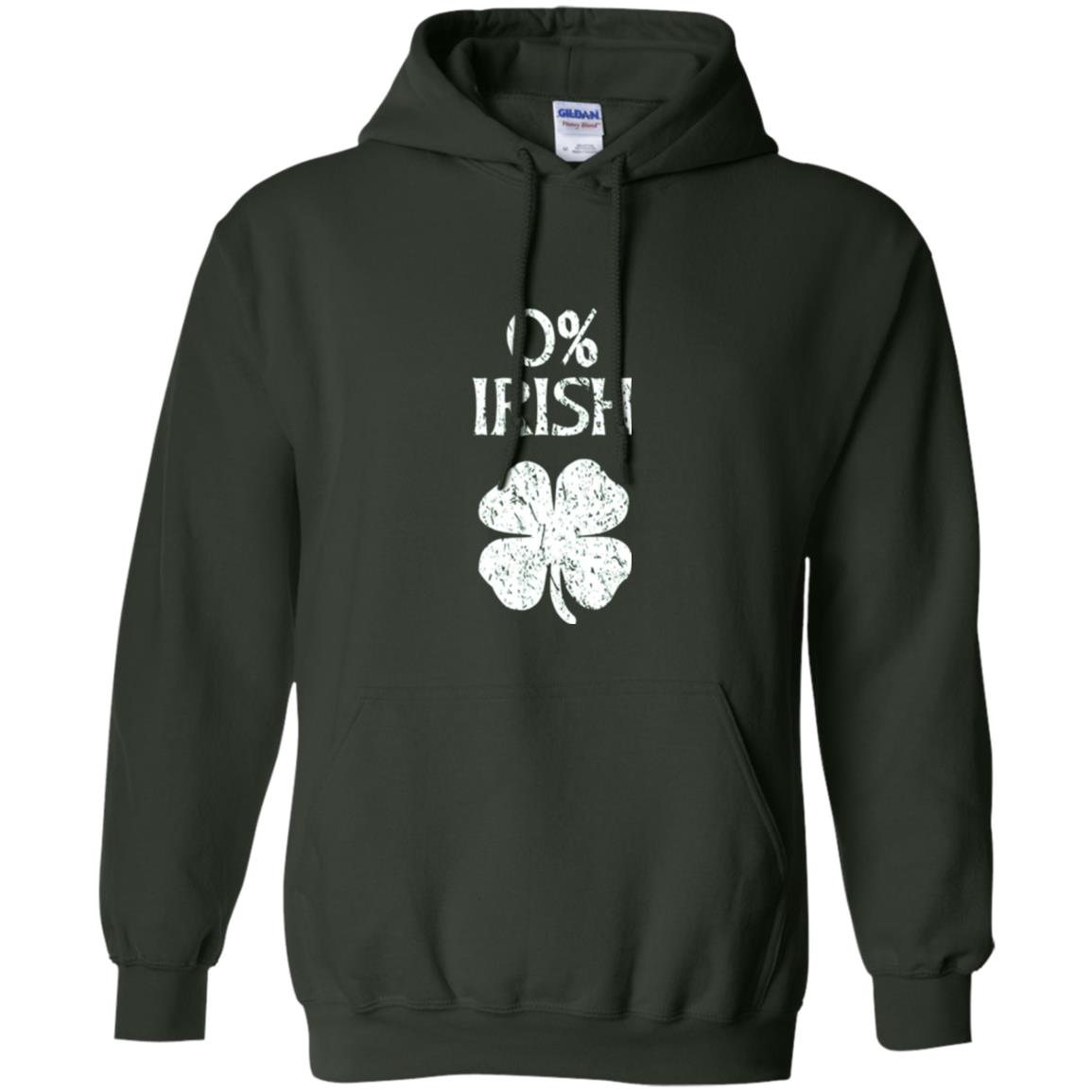 St. Patrick Day T-shirt Shamrocks 0_ Irish Vintage Forest Green