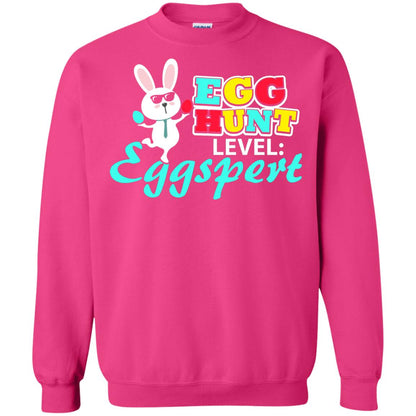 Egg Hunt Level Eggspert Easter Holiday T-shirt Heliconia