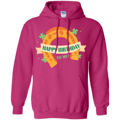 Happy Birthday To Me Shamrocks Saint Patrick's Day T-shirt Heliconia