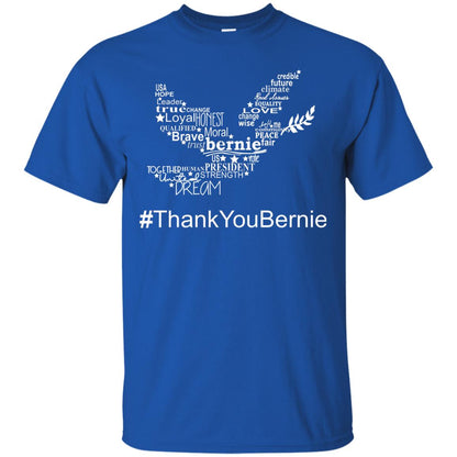 Hash Tag Thank You Bernie Shirts Royal