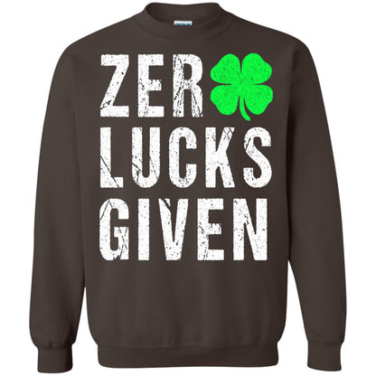 Shamrock Irish Funny Saint Patrick_s Day T-shirt Dark Chocolate