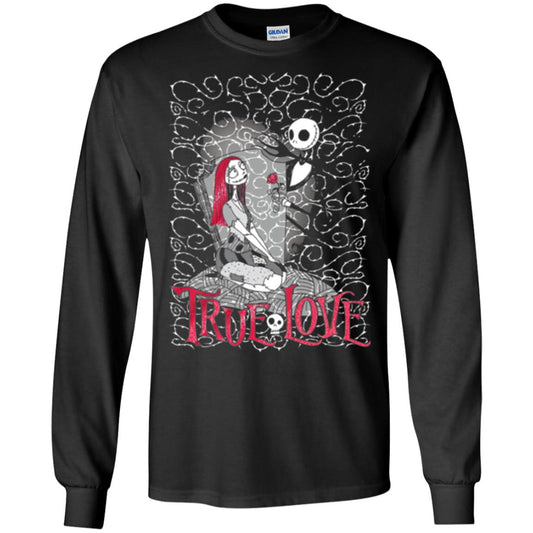 Disney Nightmare Before Christmas True Love Halloween T-shirt Black