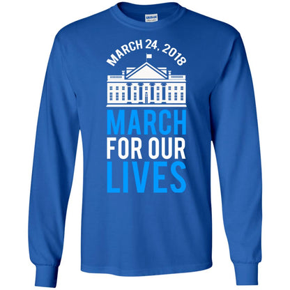 March For Our Lives March 24 2018 T-shirt Royal