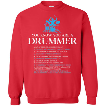 Drummer T-shirt You_re A Drummer Red