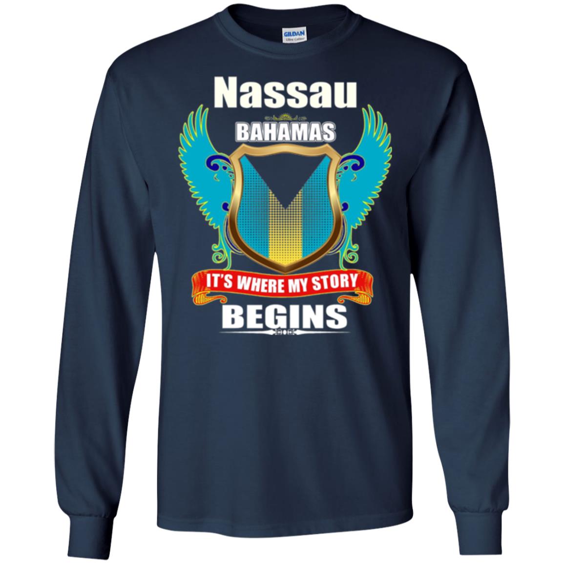Bahamian T-shirt Nassau Bahamas T-shirt Navy