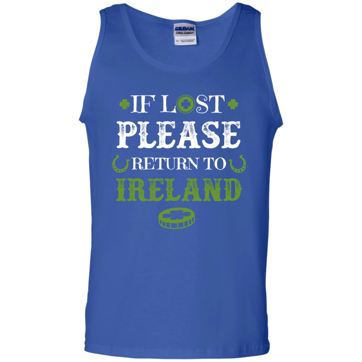 If Lost Please Return To Ireland St Patrick_s Day Shirt Royal