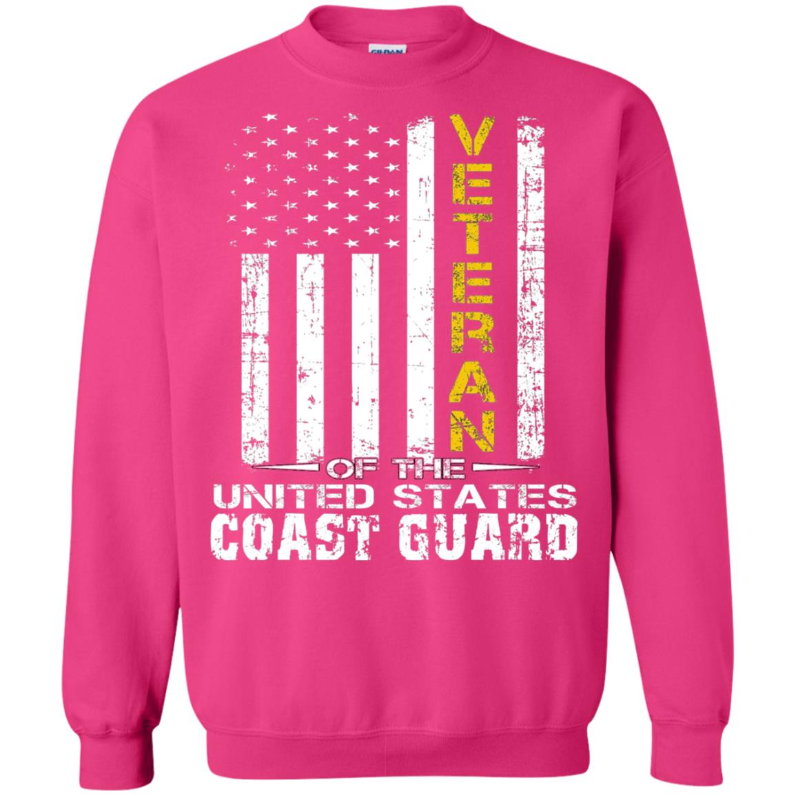Veteran Of The United States Us Coast Guard Shirt Heliconia