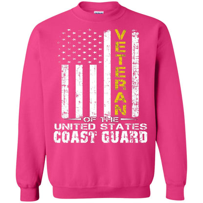 Veteran Of The United States Us Coast Guard Shirt Heliconia