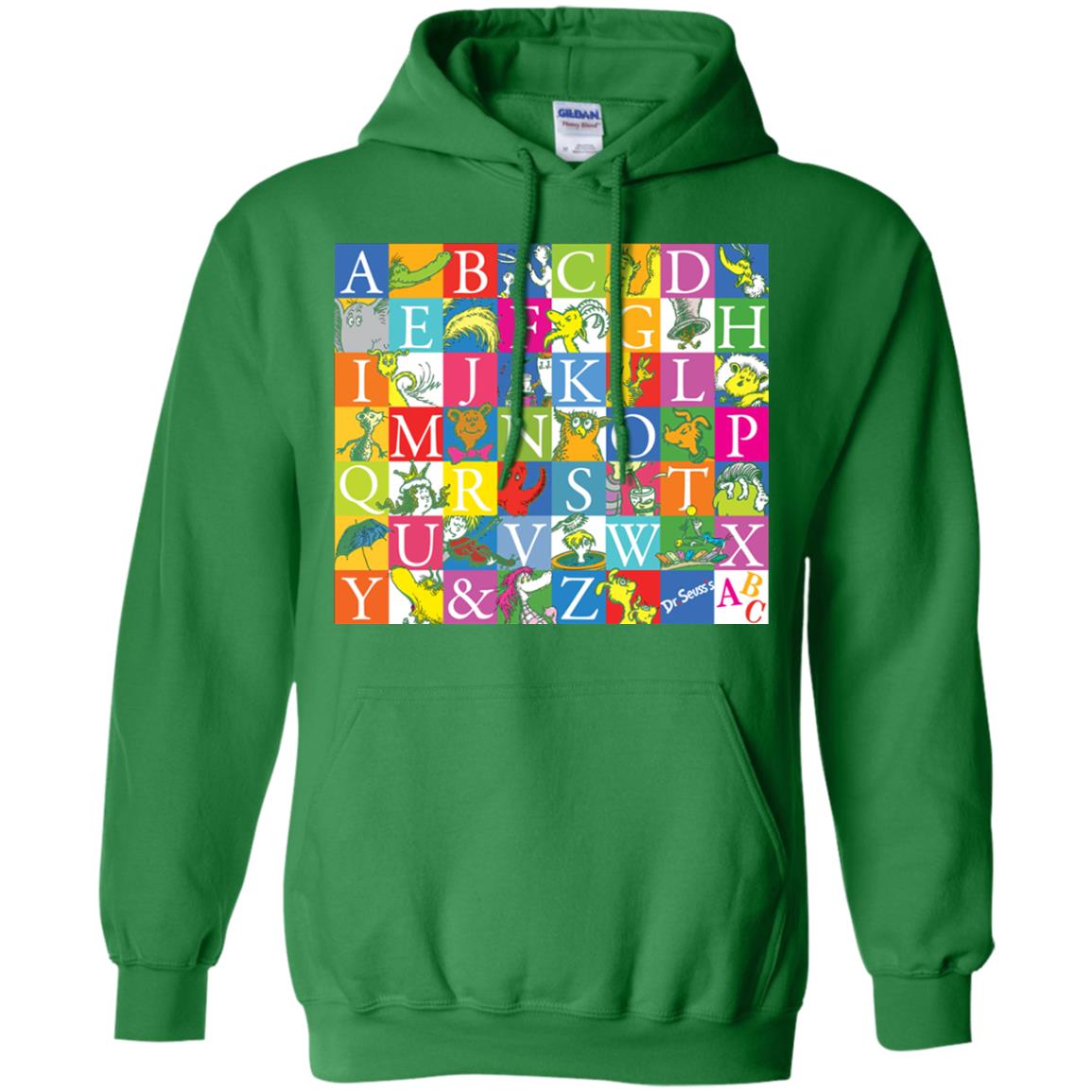 Dr. Seuss A To Z Gift Shirt For Funny Man Irish Green